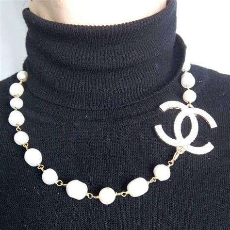 collane perle stile chanel|collane gioielli.